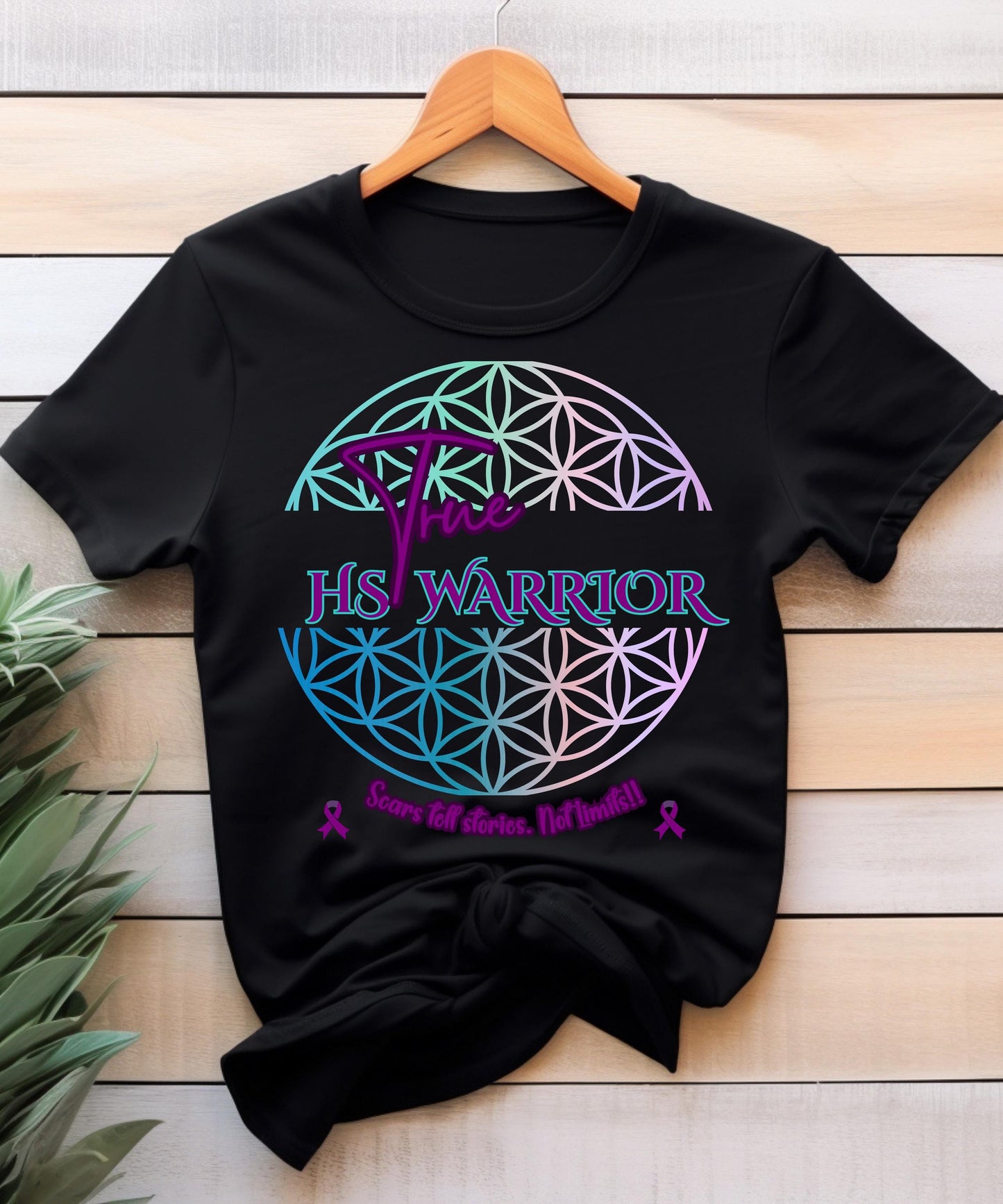 True HS Warrior Awareness T-Shirt – Scars Tell Stories Not Limits – HS Awareness Shirt