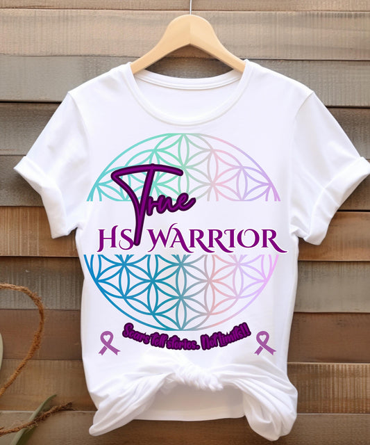 True HS Warrior Awareness T-Shirt – Scars Tell Stories Not Limits – HS Awareness Shirt